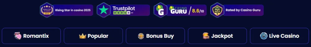 Trino Casino Credentials and game providers